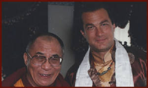 H.H.Dalai Lama & Steven Seagal-Washington DC.1996