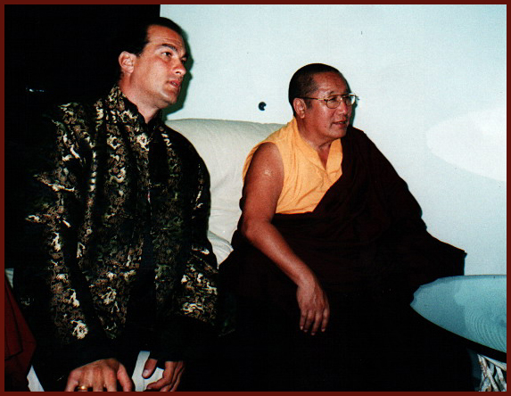 Steven Seagal & H.H. Penor Rinpoche 